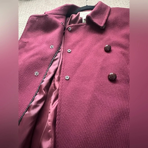 L.L.‎ BEAN Wool Blend Pea Coat - Picture 6 of 13